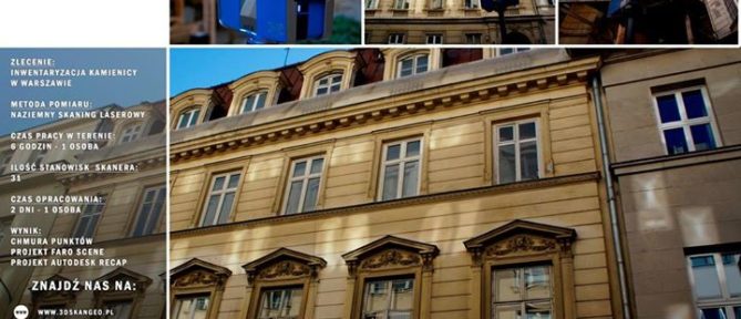 Inwentaryzacja architektoniczna kamienicy przy ul. Jasnej w Warszawie