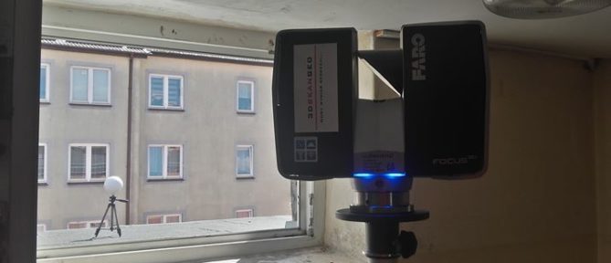 Inwentaryzacja architektoniczna metodą skaningu laserowego 3D