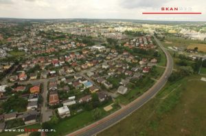 Panorama miasta Turek z drona (2)