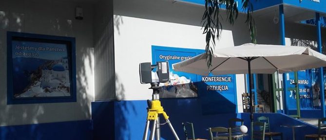 Inwentaryzacja obiektu gastronomicznego w Warszawie – skaning laserowy 3D